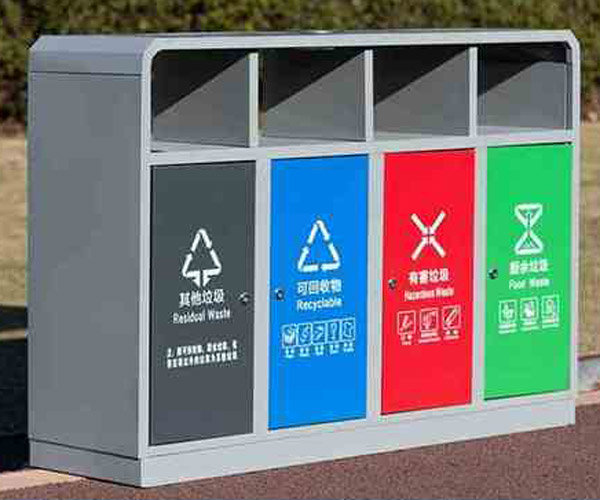 給家里的東營垃圾桶做個分類標貼