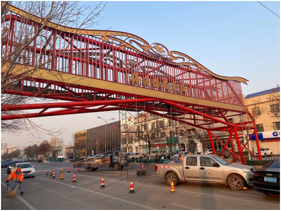 東營(yíng)區(qū)文匯街道海通路美食街龍門架、標(biāo)識(shí)牌及廣告牌項(xiàng)目